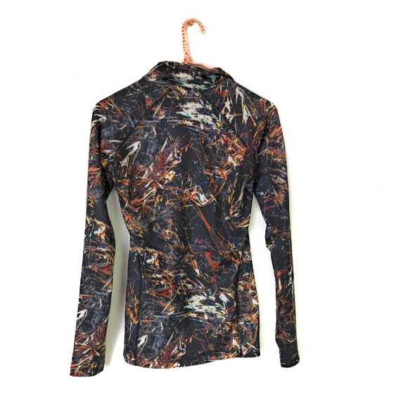 Nike Printed Pro Combat 1/4 Zip Fleece Pullover - Picture 2 of 4